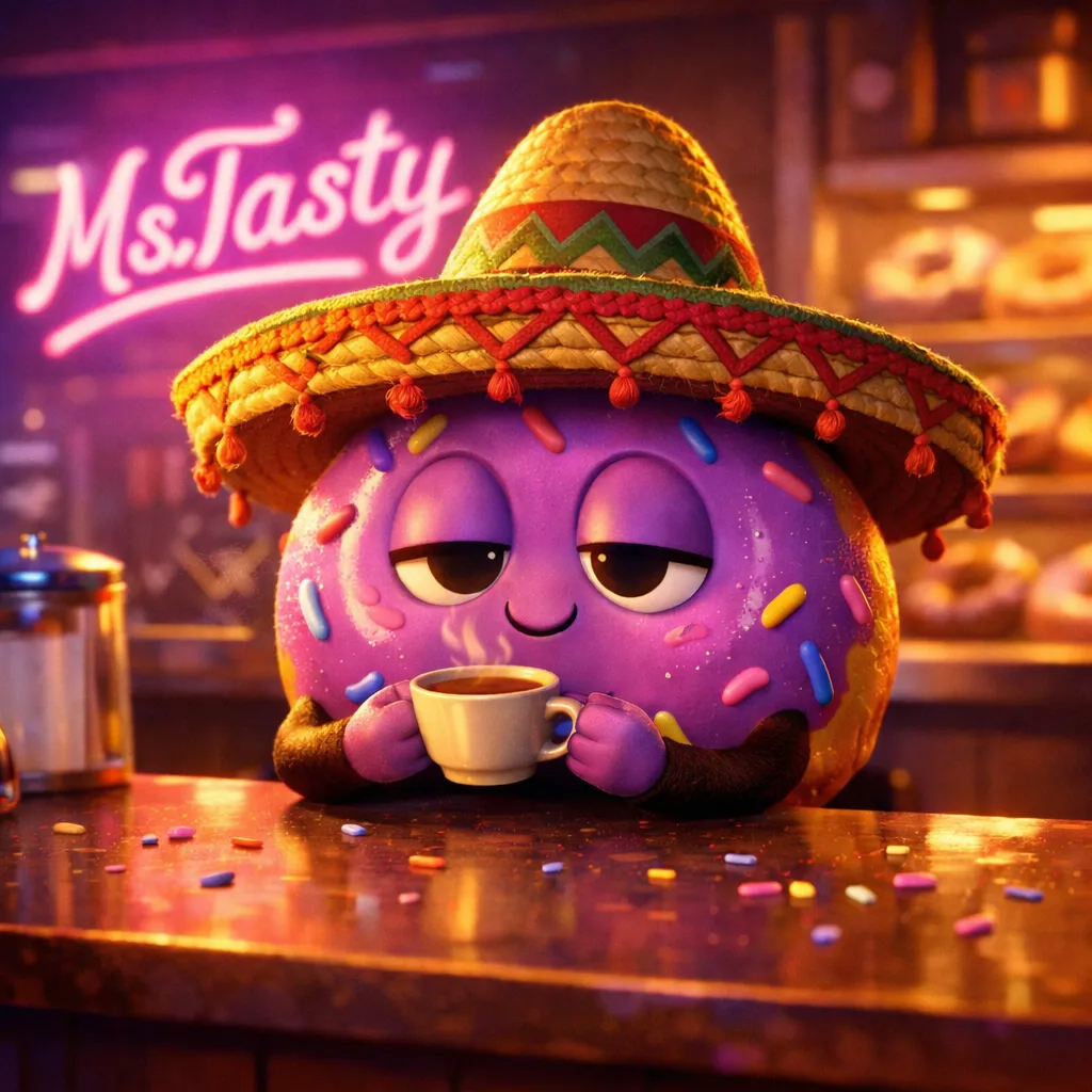 MsTasty donut character